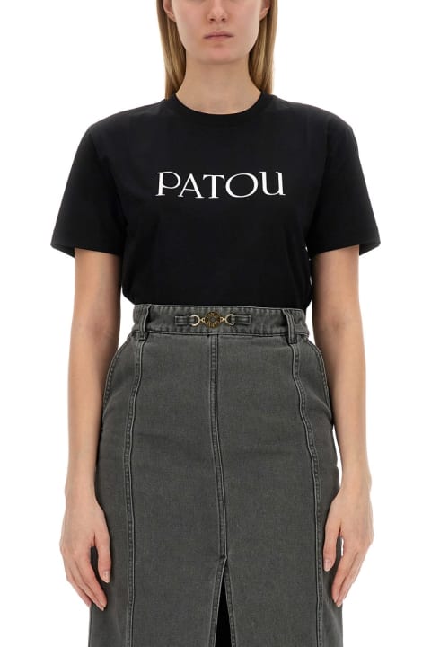 Patou Topwear for Women Patou T-shirt Con Stampa Logo