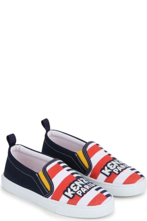 Kenzo Kids Shoes for Boys Kenzo Kids Sneakers Con Stampa