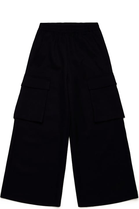 MM6 Maison Margiela Bottoms for Boys MM6 Maison Margiela Logo Embroidered Cargo Pants