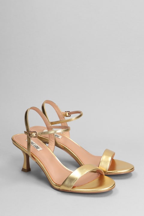 Shoes for Women Bibi Lou Lotus 65 Sandals In Gold Leather