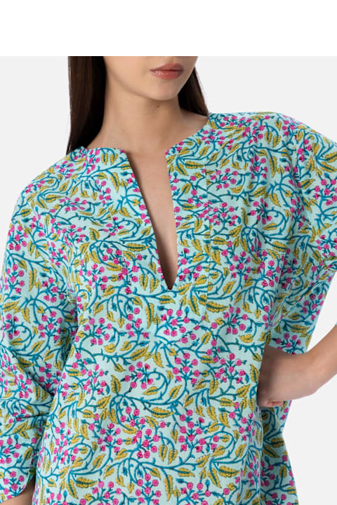 Homeware MC2 Saint Barth Woman Cotton Tunic Dress Macha