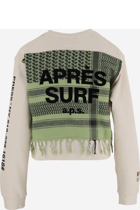 Apres Surf Fleeces & Tracksuits for Women Apres Surf Cotton Sweatshirt With Logo