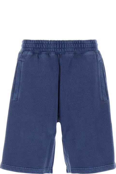Clothing for Men Carhartt Blue Cotton Nelson Sweat Short