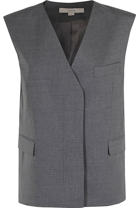 REMAIN Birger Christensen معاطف وجواكت لـ السيدات REMAIN Birger Christensen Boxy Waistcoat