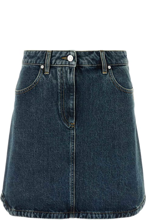 Givenchy تنورات لـ السيدات Givenchy Denim Skirt