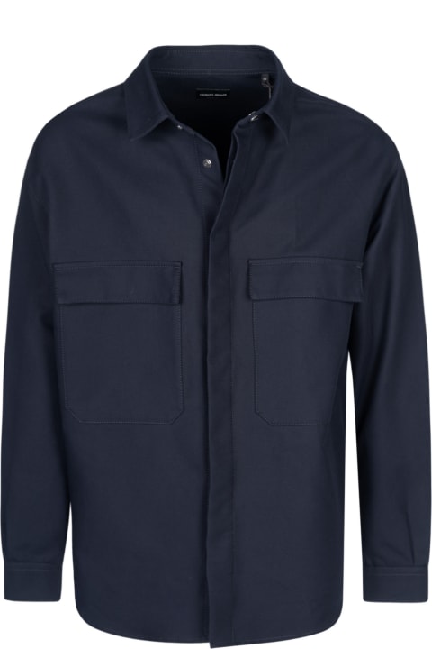 Giorgio Armani Coats & Jackets for Men Giorgio Armani Concealed Button Jacket