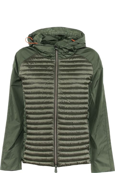 Save the Duck Coats & Jackets for Women Save the Duck Quilted Down Jacket With Hood