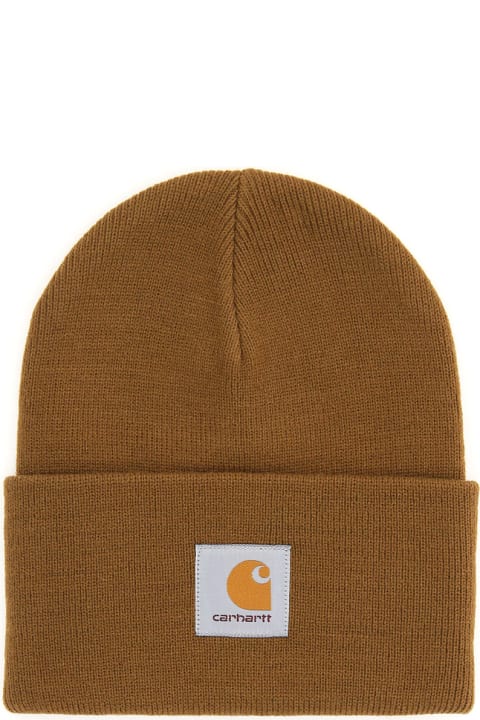 Hats for Women Carhartt Beanie Hat With Logo Patch
