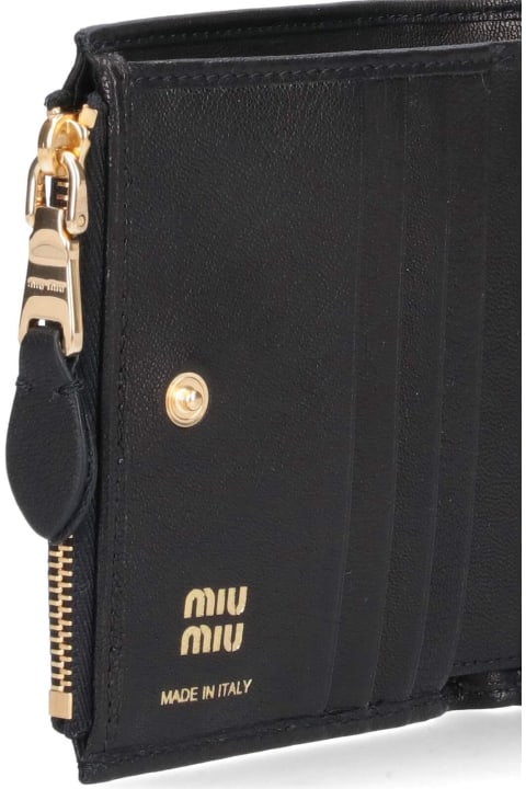 Wallets for Women Miu Miu Small Logo Wallet