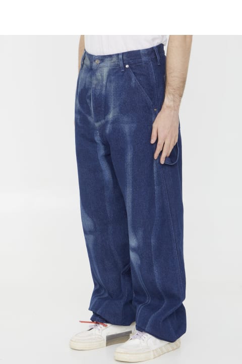 Off-White for Men Off-White Body Scan Oversized Jeans