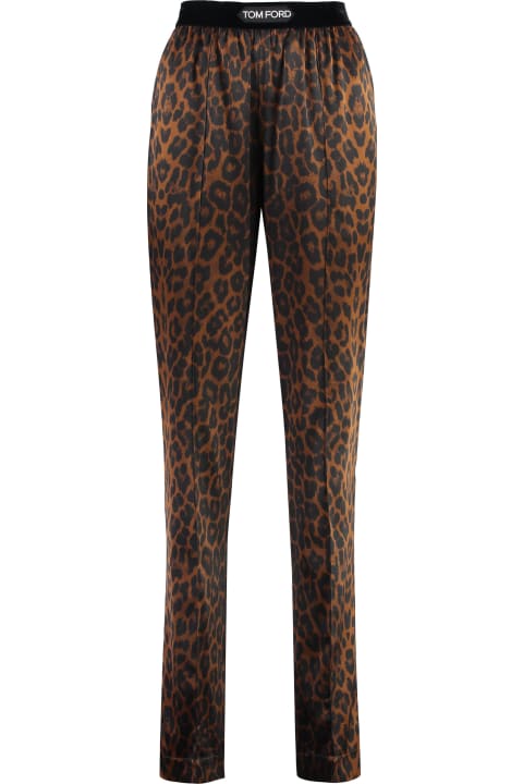 Pants & Shorts for Women Tom Ford Silk Trousers