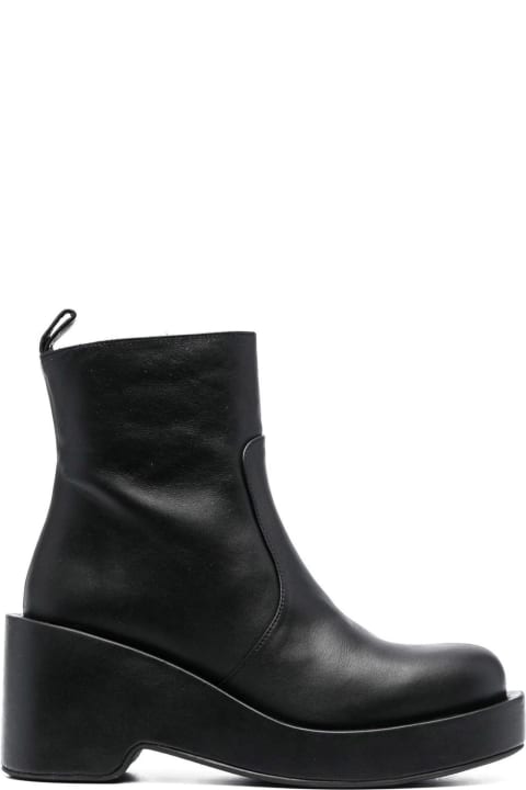 Black Zuriiris Leather Boots
