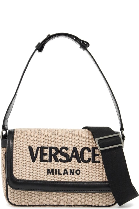 Bags Sale for Men Versace Versace Milano Raffia Bag