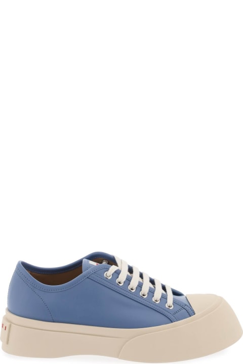 ウィメンズ Marniのスニーカー Marni Cerulean Blue Leather Pablo Sneakers