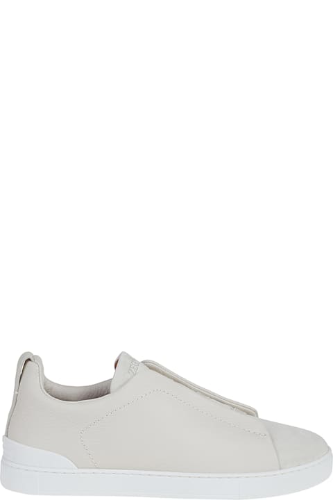 Zegna Sneakers for Men Zegna Triple Stitch Low Top Sneakers