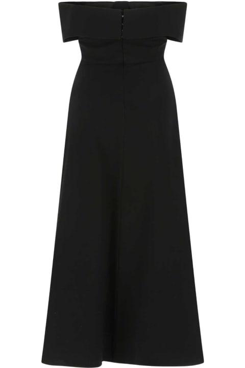 Saint Laurent for Women Saint Laurent Black Crepe Dress