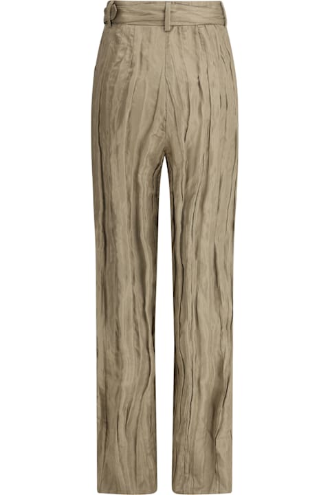Gabriela Hearst for Women Gabriela Hearst Ruched Silk Norman Pants