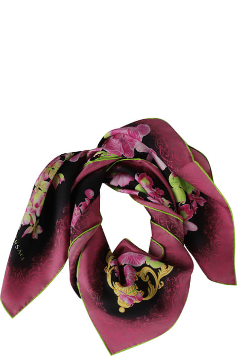 Scarves & Wraps for Women Versace Allover Floral Printed Scarf