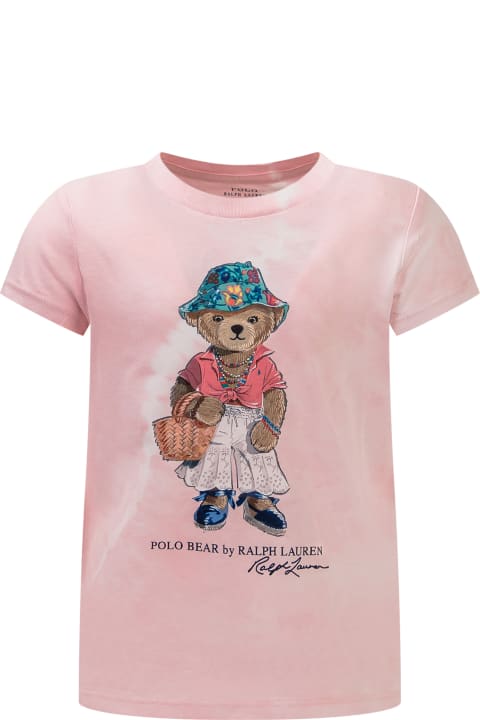 T-Shirts & Polo Shirts for Girls Polo Ralph Lauren Polo Bear T-shirt