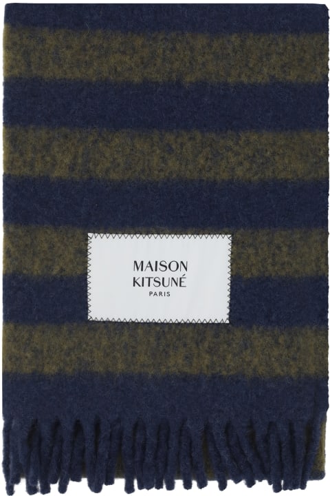 Scarves for Men Maison Kitsuné Rugby Scarf