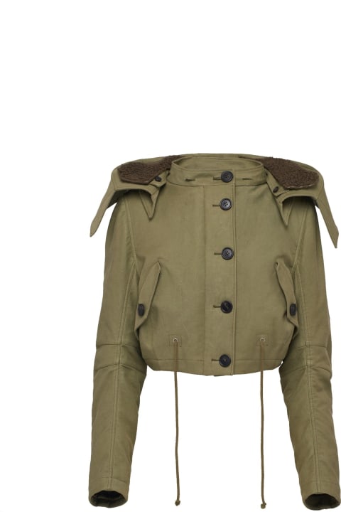 Prada for Women Prada Cropped Bomber Jacket