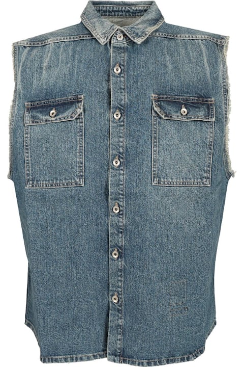 DRKSHDW Coats & Jackets for Men DRKSHDW Sleeveless Denim Jacket