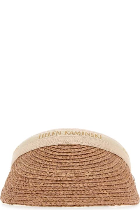 Helen Kaminski لـ Men Helen Kaminski Raffia Bianca Visor