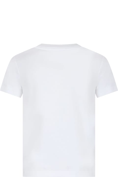 Marc Jacobs T-Shirts & Polo Shirts for Boys Marc Jacobs White T-shirt For Kids With Logo Print