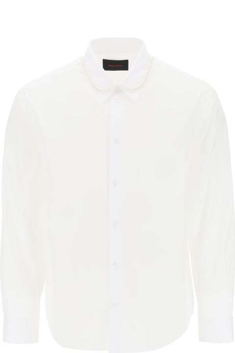 Classic Shirt With Decorated Collar