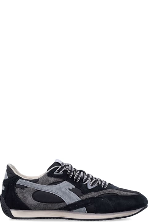 Diadora for Kids Diadora Diadora Heritage Equipe Revenge Used Sneakers In Suede With Vintage Effect