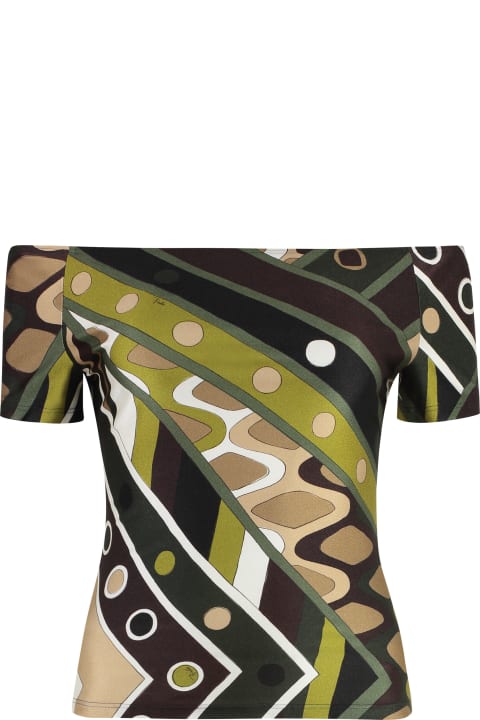 Topwear for Women Pucci Technical Fabric Crop Top