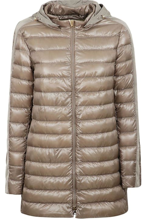 Herno for Women Herno Quilted Hooded Down Jacket