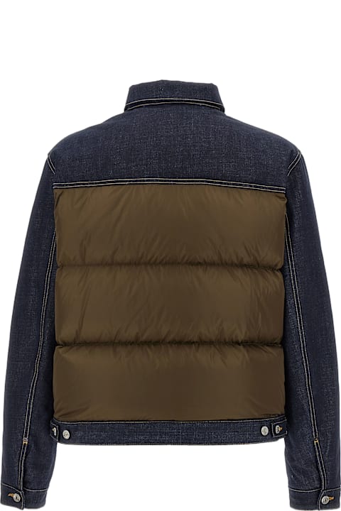 Homeware Dsquared2 'hybrid Puffer-jeans' Jacket