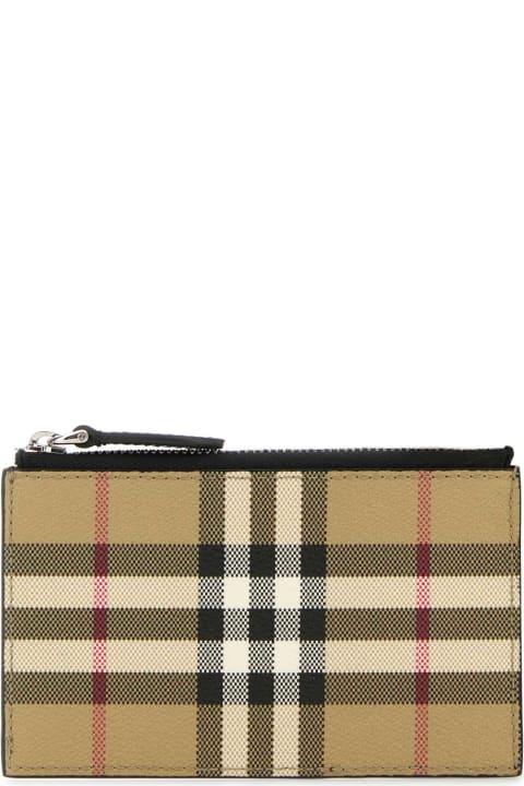 Fashion for Men Burberry Printed Canvas Card Holder