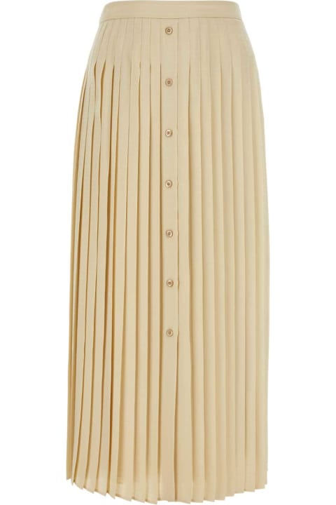 ウィメンズ Pradaのウェア Prada Sand Silk Skirt