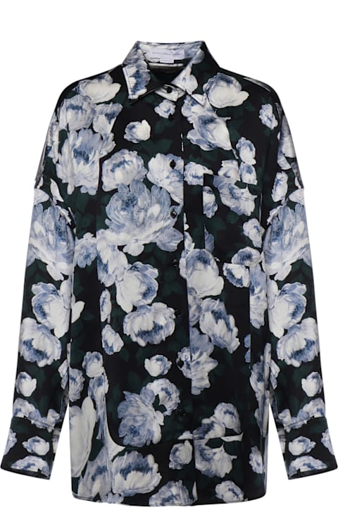 Stella McCartney for Kids Stella McCartney Floral Print Satin Blouse