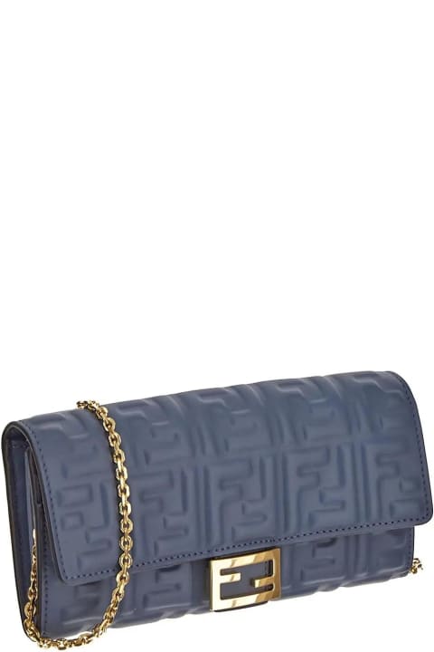 Baguette Continental Wallet With Chain