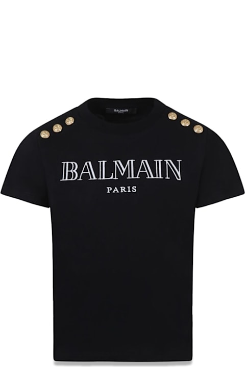 Balmain for Girls Balmain T-shirt With Buttons