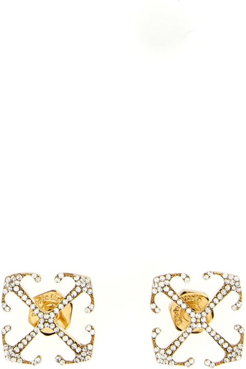 Off-White Jewelry for Women Off-White Mini Arrow Embellished Earrings