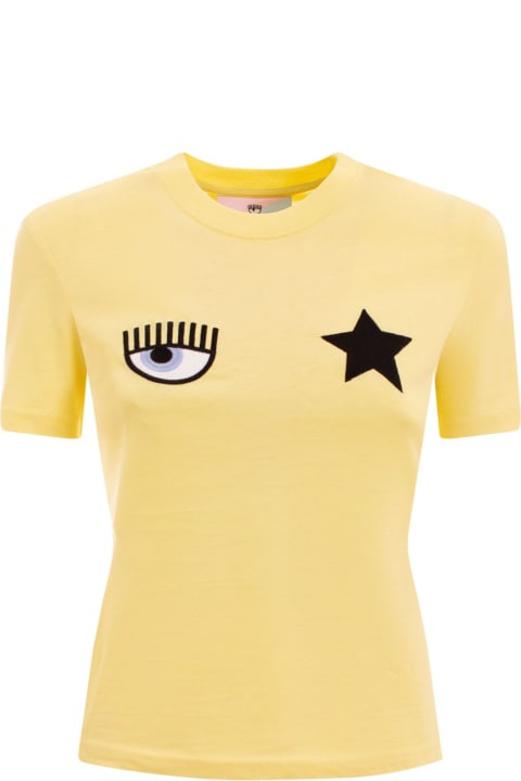 Fashion for Women Chiara Ferragni Chiara Ferragni T-shirts And Polos Yellow