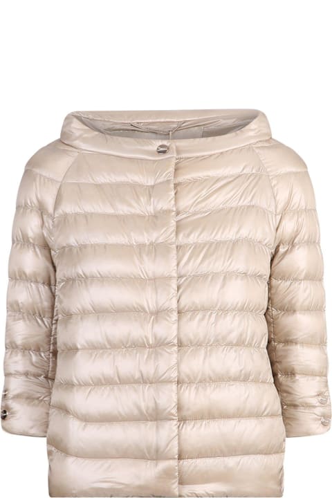 Herno Coats & Jackets for Women Herno Cropped Sleeve Down Jacket