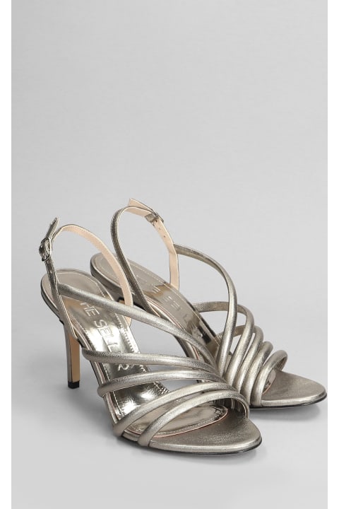 The Seller Shoes for Women The Seller Sandals In Gunmetal Leather