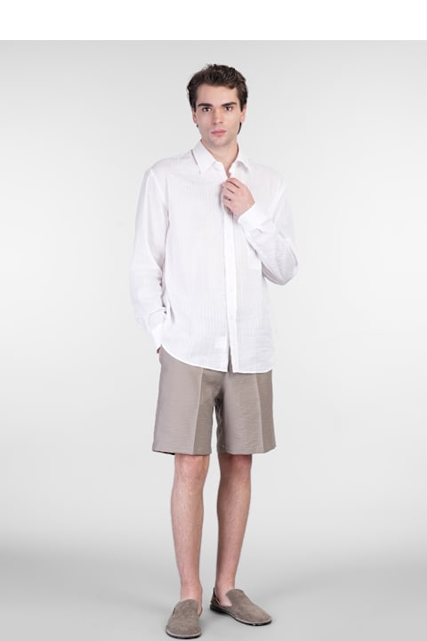 costumein Clothing for Men costumein Andrea Shirt In White Linen