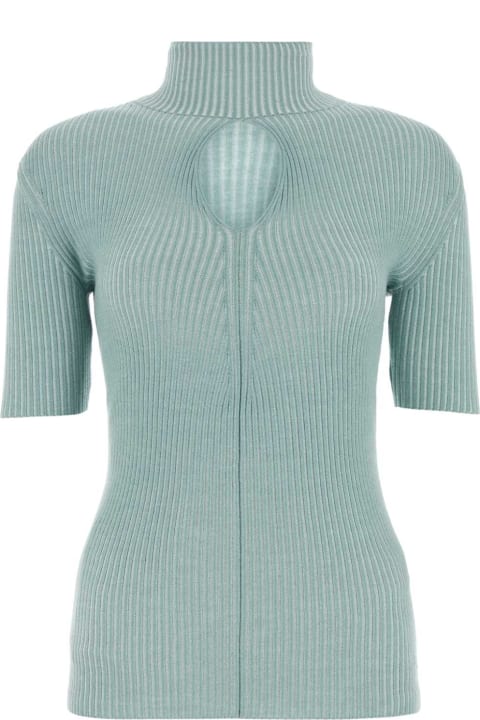 Fendi Fleeces & Tracksuits for Women Fendi Powder Blue Wool Top