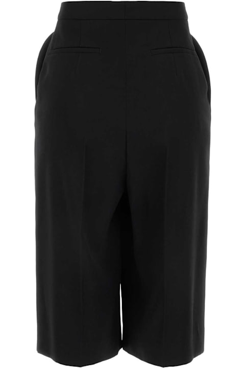 Givenchy Pants & Shorts for Women Givenchy Black Wool Bermuda Shorts