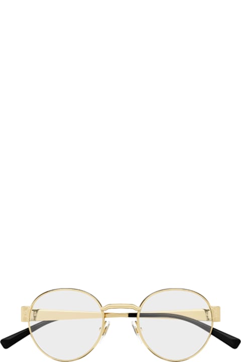 Gucci Eyewear لـ Kids Gucci Eyewear Gucci Gg1855o Linea Sign 001 Gold Glasses