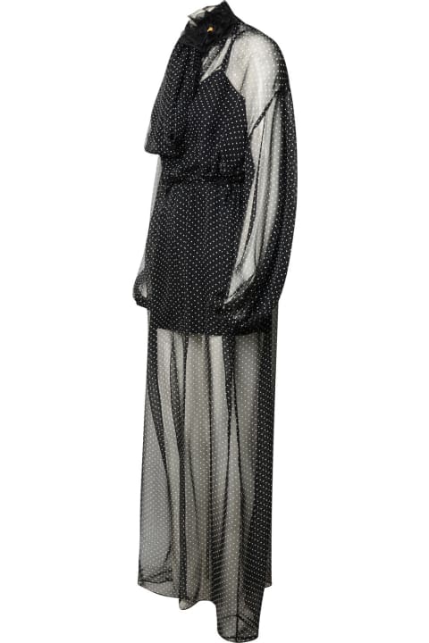ウィメンズ Dolce & Gabbanaのワンピース＆ドレス Dolce & Gabbana Black Silk Dress