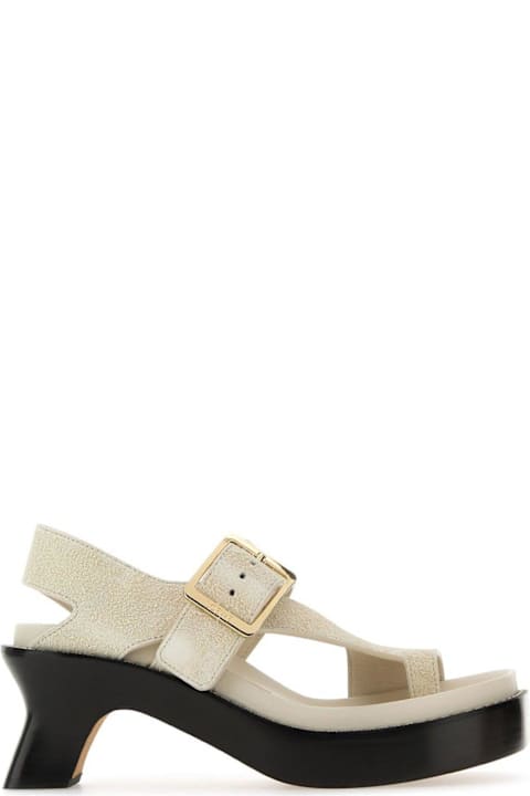 Loewe Sandals for Women Loewe Ease Brushed Heeled Sandals