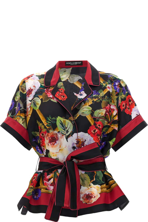 Dolce & Gabbana Clothing for Women Dolce & Gabbana Maiolica Print Shirt