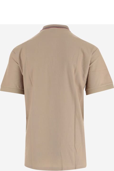 Burberry for Men Burberry Cotton Polo Shirt With Logo